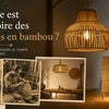 Lampe de chevet en bambou