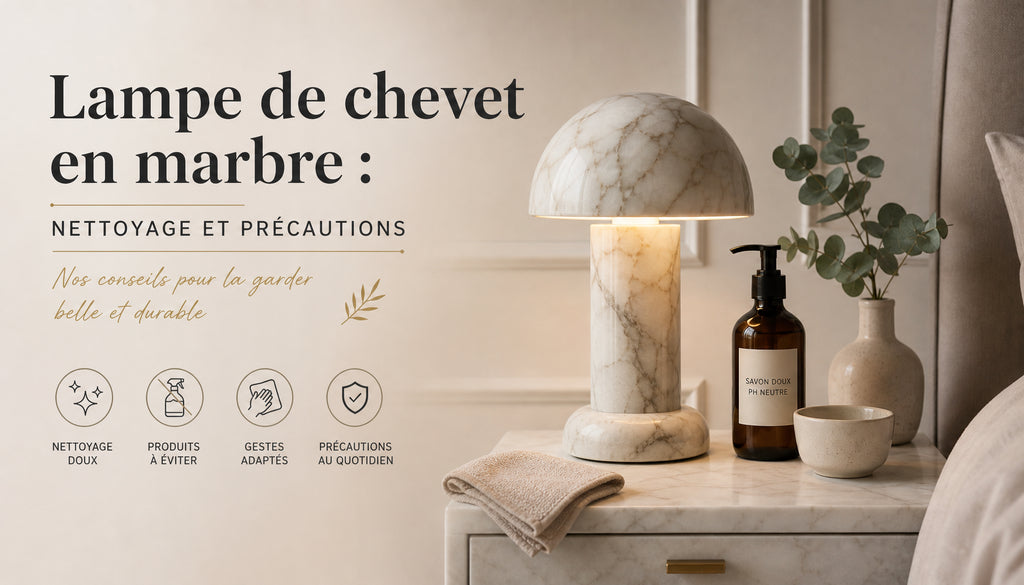 Lampe de chevet marbre
