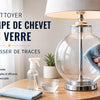 Lampe de chevet en verre