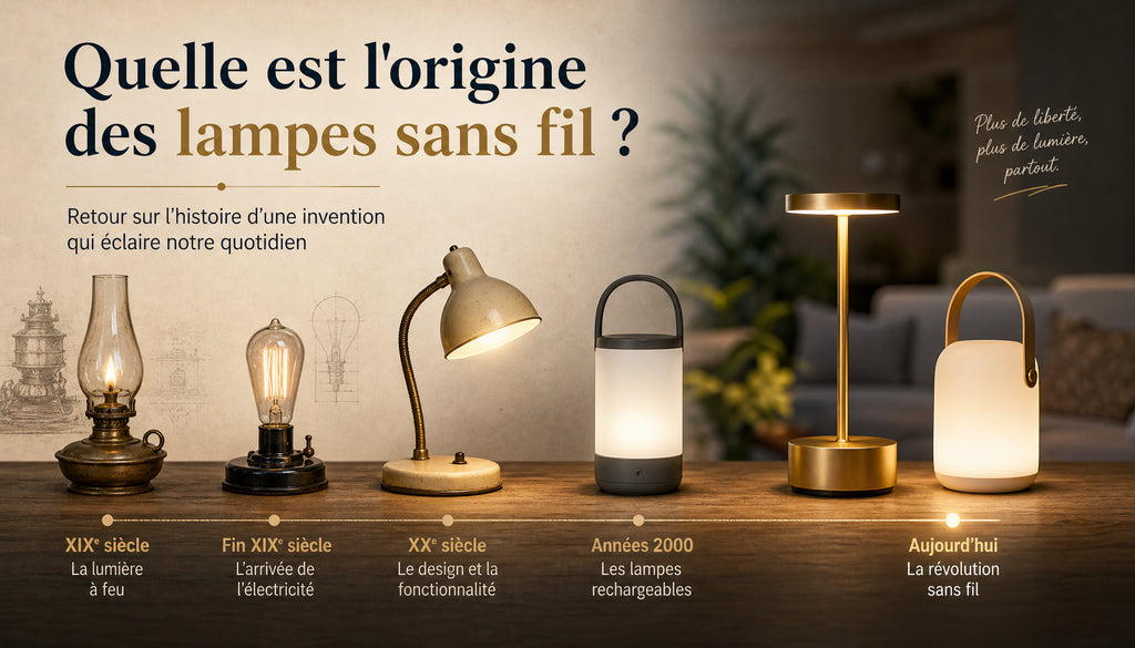 Lampe de chevet sans fil
