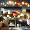 lampe de chevet LED