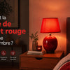 lampe de chevet rouge
