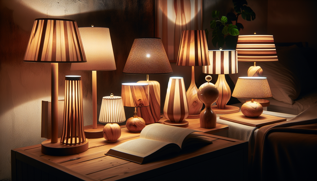 lampe de chevet bois