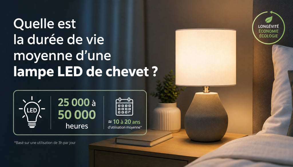 lampe de chevet LED