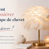 Lampe de chevet plume