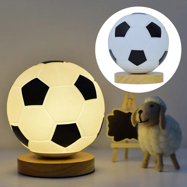 lampe de chevet ballon de foot