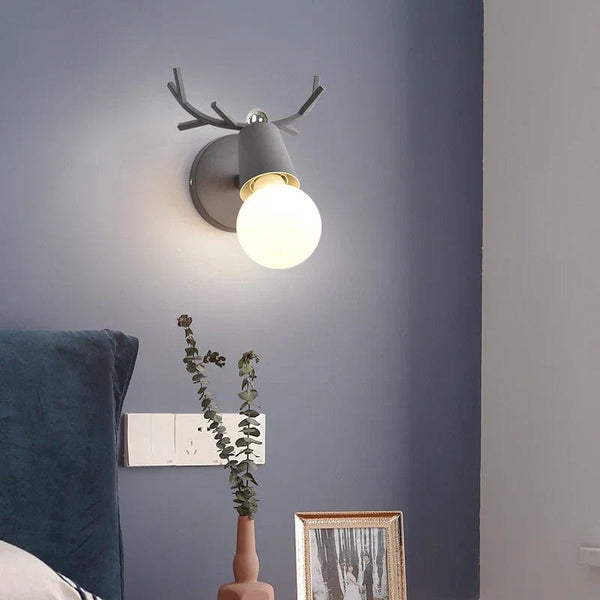 lampe de chevet cerf lumineux