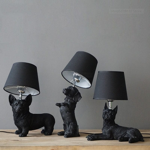 lampe de chevet chien