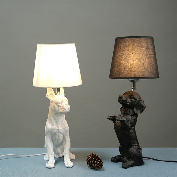 lampe de chevet chien