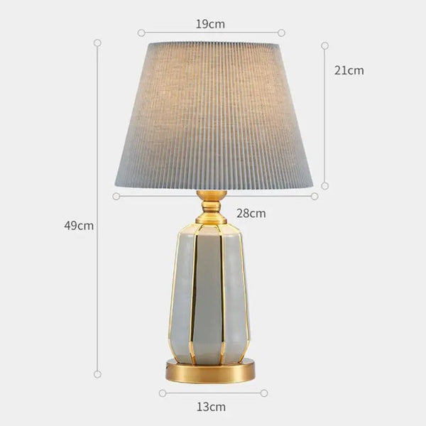 Lampe de Chevet Grise