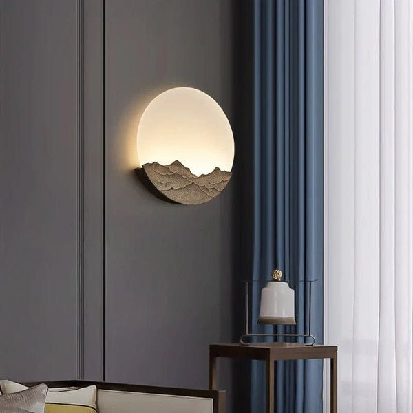 lampe de chevet montagne