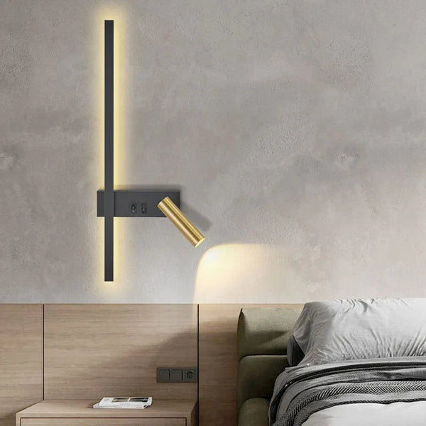 lampe de chevet murale double