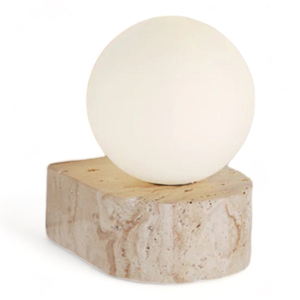 lampe de chevet murale pierre