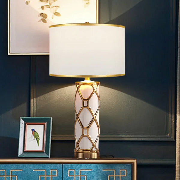 Lampe de Chevet Noir et Or