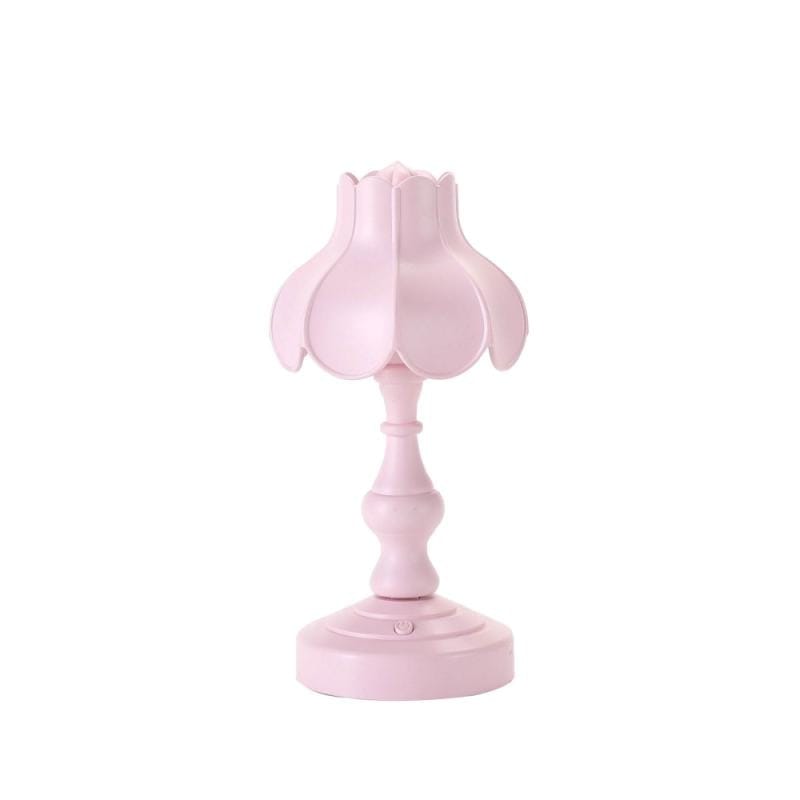 Petite lampe de chevet vintage verre décor floral ~25 cm - Décoration Petite lampe de chevet vintage verre décor floral ~25 cm - Décoration