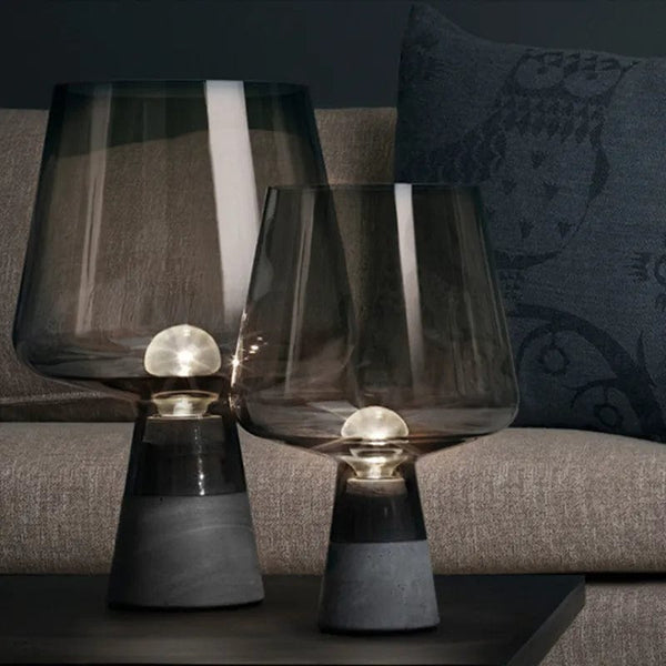 lampe de chevet silhouette urbaine