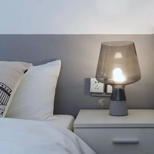 lampe de chevet silhouette urbaine