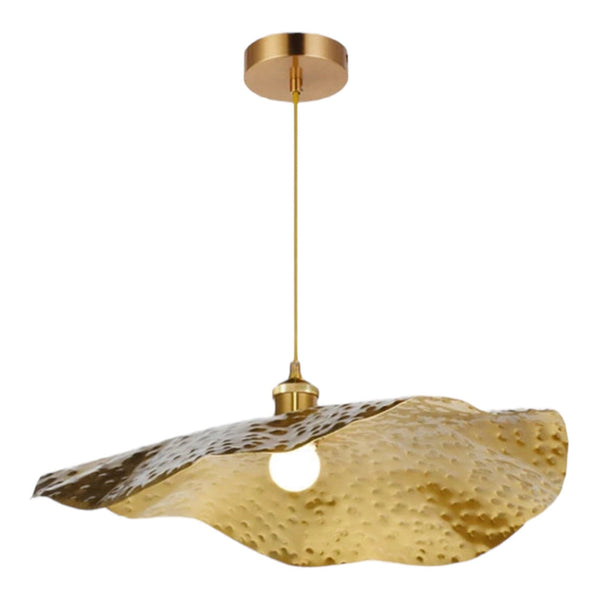 lampe de chevet suspendue doree