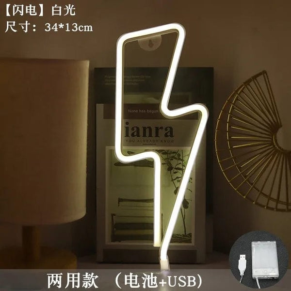 lampe de chevet neon led
