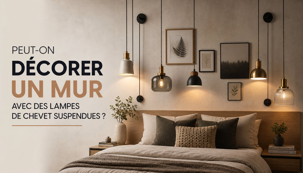 lampe de chevet suspendue