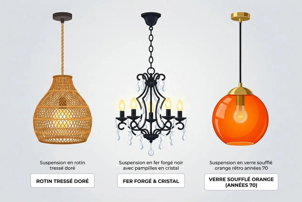 Lampe vintage pour chambre : luminaire vintage et lampes rétro