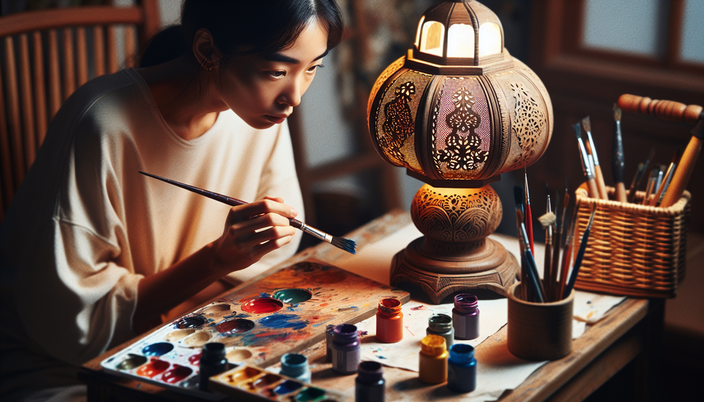 lampe de chevet bois
