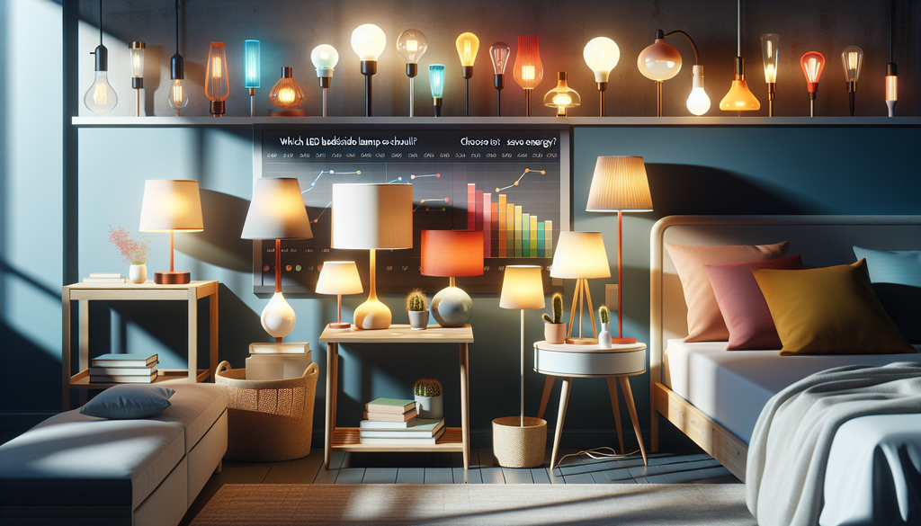 lampe de chevet LED