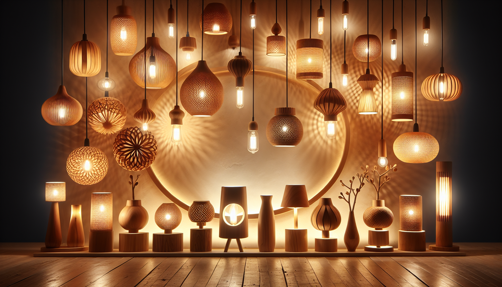 lampe de chevet bois