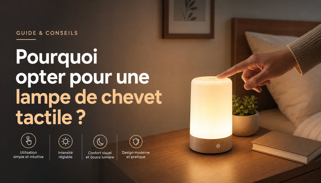 lampe de chevet tactile