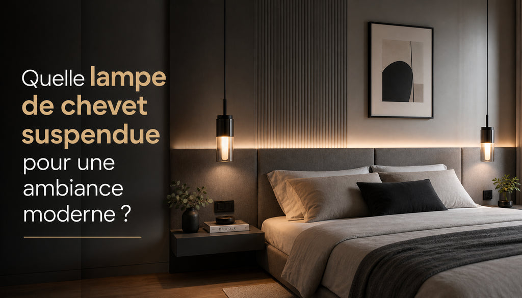 lampe de chevet suspendue