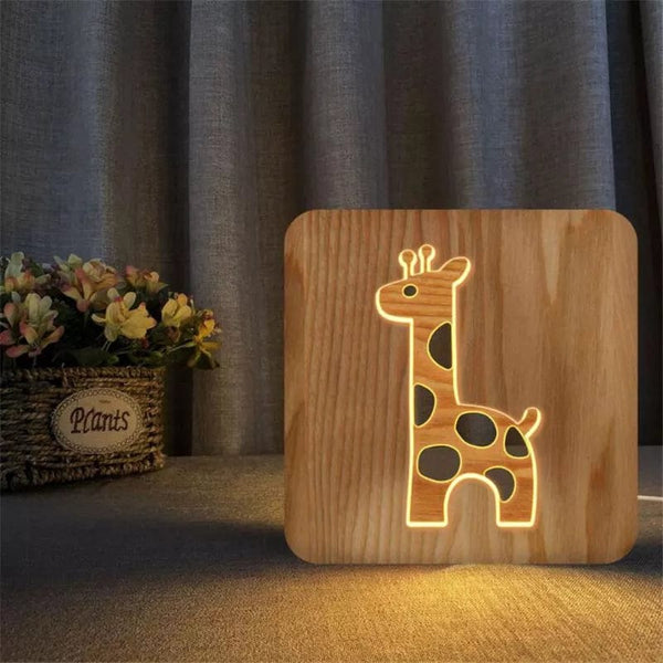 lampe de chevet enfant girafe