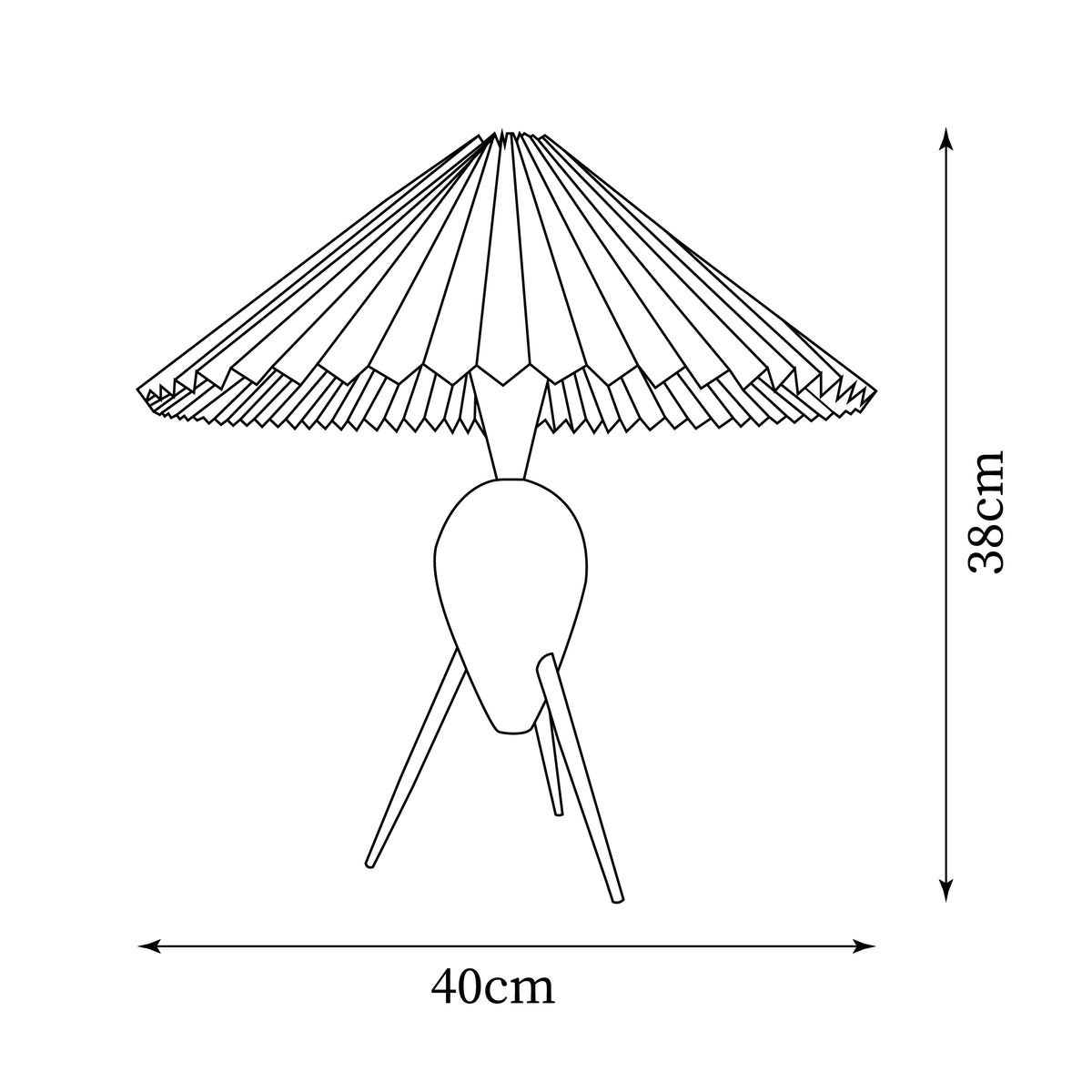 Lampe Japonaise